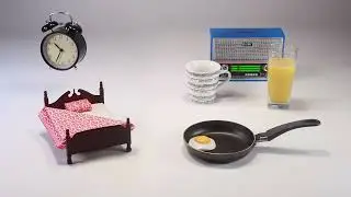 Realistic Morning Items Scene for FCPX, Apple Motion Templates