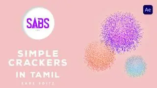 Simple Crackers Animation in Tamil | Free Template in after effects  #logoanimation #aftereffects