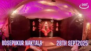 Bosepukur Naktala Durga Puja 2025 | 360&deg;VR Pujo