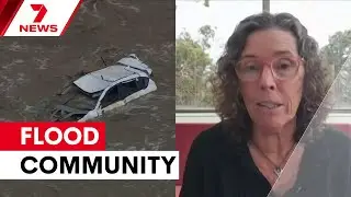 'We're just fortunate everyone got out': Community rallies after Victoria flooding | 7NEWS