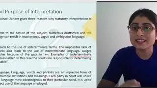 LJSL | BBALLB | Sem - 5 | IOS | MEANING, NEED, PURPOSE OF INTERPRETATION, CONSTRUCTION, STATUTE