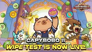 🦫 CAPYBOBO 2/ COME&Ccedil;OU A FASE TESTE DO JOGO, DICAS DE COMO PROCEDER E EVOLUIR GRATUITAMENTE 🔥