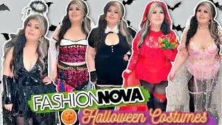 Fashion Nova Curve Plus Size Halloween Costume Try On 👻 2022