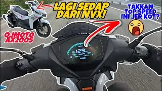 #1037 TEST TOP SPEED QJMOTO AX200S! | SERIUS LA MOTOR NI SEDAP?