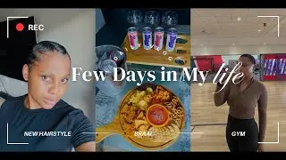 VLOG: DIY Finger wave Hairstyle | GYM | BRAAI | And More