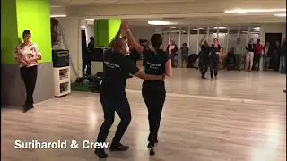 Bachata lesson @ Suriharold @ Crew in Rotterdam.