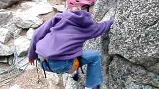 fist crack climbing 101 in Leavenworth, WA.AVI