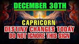 🌌 Козерог ♑ 30 декабря Космический сдвиг ⚠️ 7 мощных событий, которые навсегда изменят вашу судьб...