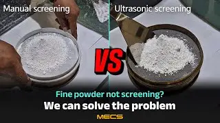 Ultrasonic screening machine for fine powder l 초음파 스크리닝 장비 제약사 미세분말 테스트