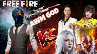1 vs 4 New Free fire video ! Free Fire AWM 1vs4 Video| #viral #freefire1VS4 CS RANK | AWM💥🔥