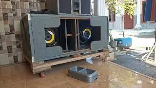 Test box dynacord modif speaker legacy 1296 subwoofer 12ich