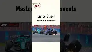 Lance Stroll master of Crashing! #lancestroll #astonmartin #f1 #formula1 #motorsport #trending #fyp