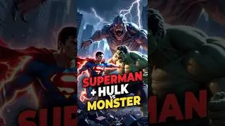 Superman & Hulk vs Giant Monster &ndash; Epic Battle Story Hindi || #epic