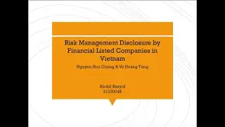 TUGAS 1 SEMINAR AKUNTANSI KEUANGAN - REVIEW ARTIKEL TENTANG RISK MANAGEMENT DISCLOSURE