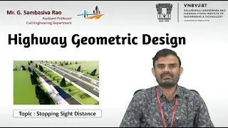 Stopping Sight Distance by Mr. G Sambasiva Rao
