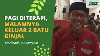 Biaya Pengobatan Batu Ginjal Berhasil Dihemat Setelah Diterapi PAZ, Keluar 2 Batu Ginjal!
