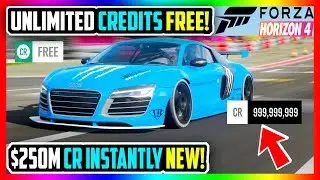 FORZA HORIZON 4 UNLIMITED CREDITS FREE! BEST MONEY GLITCHES! ($250M CR FREE!)