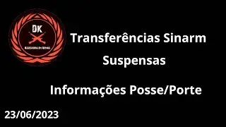 Transferências Sinarm Suspensas, dúvidas Posse e Porte e Sisgcorp - CR do CAC 2023