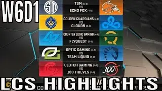 LCS Highlights ALL GAMES Week 6 Day 1 Spring 2019 League of Legends NALCS