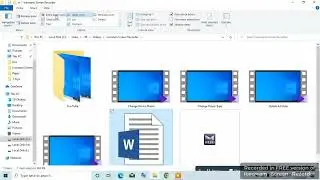 How to Change Icon View Type in Folder
