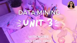 Unit 3| Descriptive Data Mining +| Notes B.Tech Artificial Intelligence and Data Science| RTU