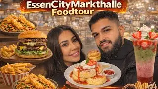 FoodTour EssenCityMarkthalle 😱🍔 Wir essen uns durch ALLES!