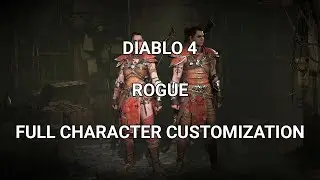 Diablo 4 Beta Rogue Male/Female Full Character Customization D4