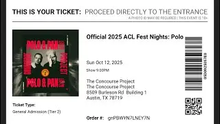 ACL Weekend 2: Polo & Pan at The Concourse Project 