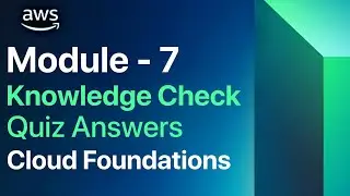 Module 7 knowledge check | AWS cloud foundation | AWS Storage | AWS Academy | Amazon AWS