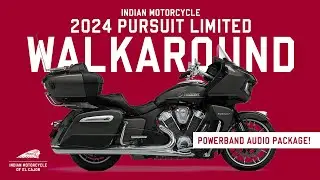 2024 Indian Pursuit Limited with PowerBand Audio Package Walkthrough - Indian Motorcycle of El Cajon