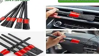 Kuas Detailing Set 5in1 Kuas Sikat Pembersih Sela Interior Mobil Detailing Brush Set Multi