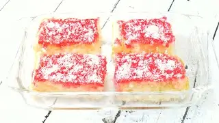 Coconut & Jam Cake Recipe | Eggless Coconut Jam Cake