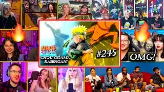 Naruto Vs Kyubi 🔥🦊 Taking Nine Tails Chakra! Shippuden 245 🇯🇵 REACTION MASHUP 疾風伝 海外の反応