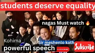 🔥Naga Students Protest: Raising Voices Against Corruption for Scholarship Rights.#kohima #nagaland 