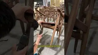 Sillas de comedor de madera maciza al por mayor