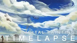 Sky Turtle  | Digital Art Timelapse