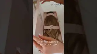 Custom Hair extensions | SHIPPED TO YOU #ensemblehair #hairextensions #hairlosssolution #haircare
