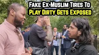 Fake Ex-Muslim Gets Caught & Humiliated! Al-Yamani And Visitor Speakers Corner Sam Dawah