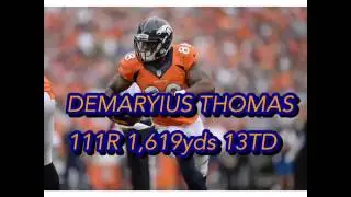 Top 10: Wide Receivers 2014-2015 Season