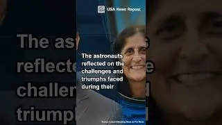 NASA Astronauts Share Insights After Nine Months in Space #breakingnews #usa#nasa