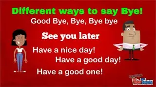Different ways to say goodbye in English