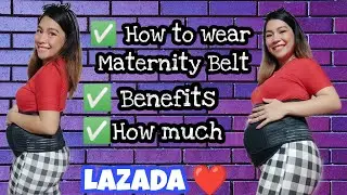 Maternity Belt|How to wear| Benefits| Price| Pregnant Mom ( Lazada sulit ba?) @teacherlenzayes6925