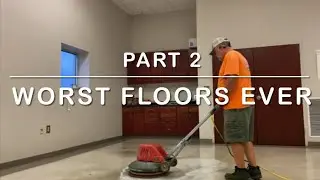 Stripping nasty floors. @mrjeffthecustodian 