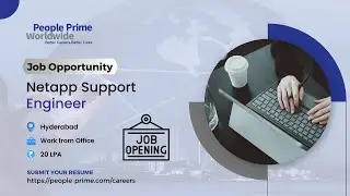 #itjobs : #Netapp Support Engineer Wanted! | People PrimeJobs