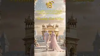 Elegant Sikh Wedding | Anand Karaj Digital Invitation Design | Indian Wedding Invite | AI Invitation