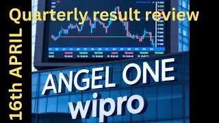 WIPRO & ANGEL ONE results review with proper levels expected. Full explanation  with chart analysis