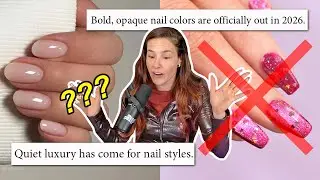 They told me to *shut up*?? Analyzing 2026 Nail Trends📊💅