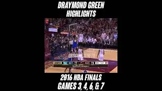 Draymond Green Non-Scoring Highlights: 2016 NBA Finals (Games 3, 4, 6, & 7) #shorts #draymondgreen