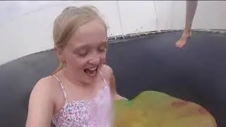 Will the Wubble Bubble pop!? Wubble Bubble tramp challenge!