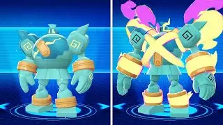 Mega Dimension (Pok&eacute;mon Legends Z-A) - NEW Mega Golurk [Fight] (4K)